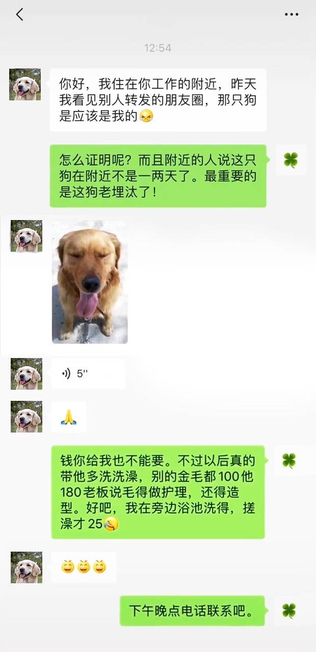 小哥被大金毛一路尾隨，想趕走它時，金毛的一個舉動讓他改變想法 萌趣萌寵 第9张