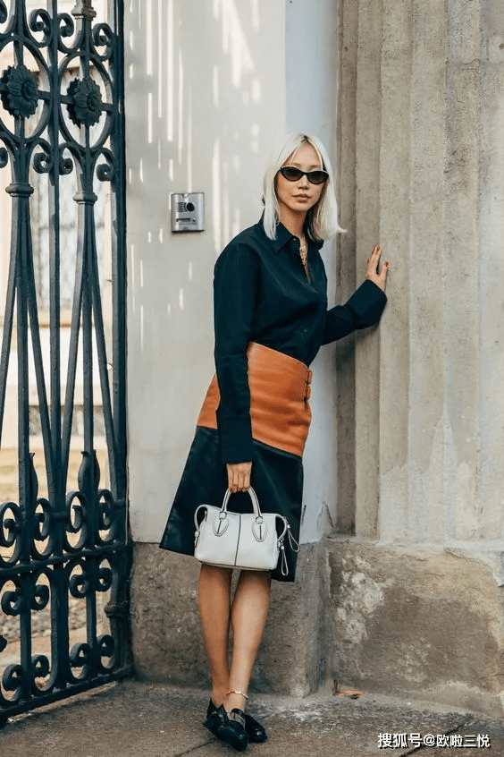 黑色 悦穿搭：全身黑色搭配，照样美又气质