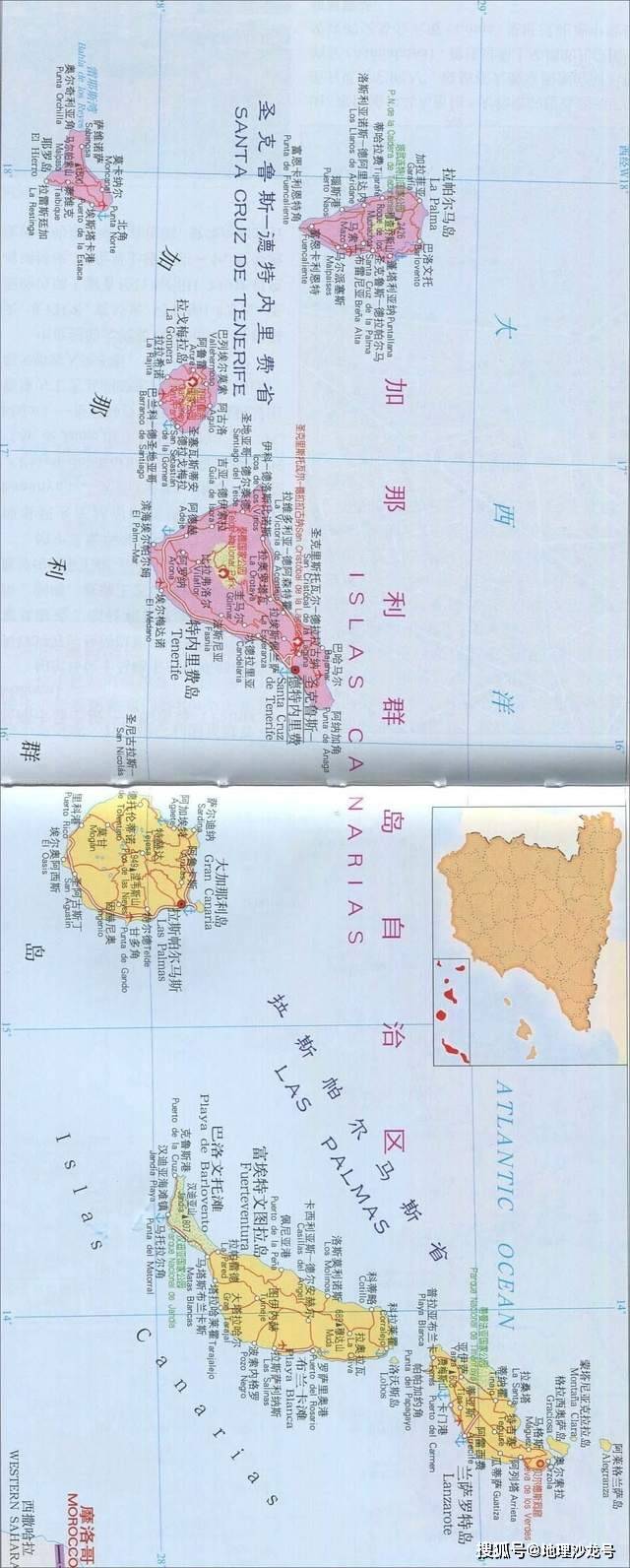 的地区|西班牙拉帕尔马岛火山持续喷发，熔岩流穿过当地人口稠密的地区