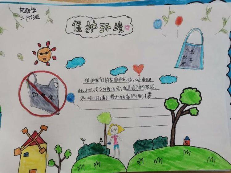 队员们纷纷倡议外出购物多用环保袋和购物篮,少