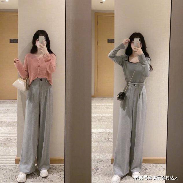 浅绿色 可以直接照搬的气质穿搭，简约舒适又优雅，太值得借鉴