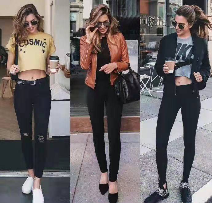 黑色 “小黑裤”是出镜率最高的，百搭不过时