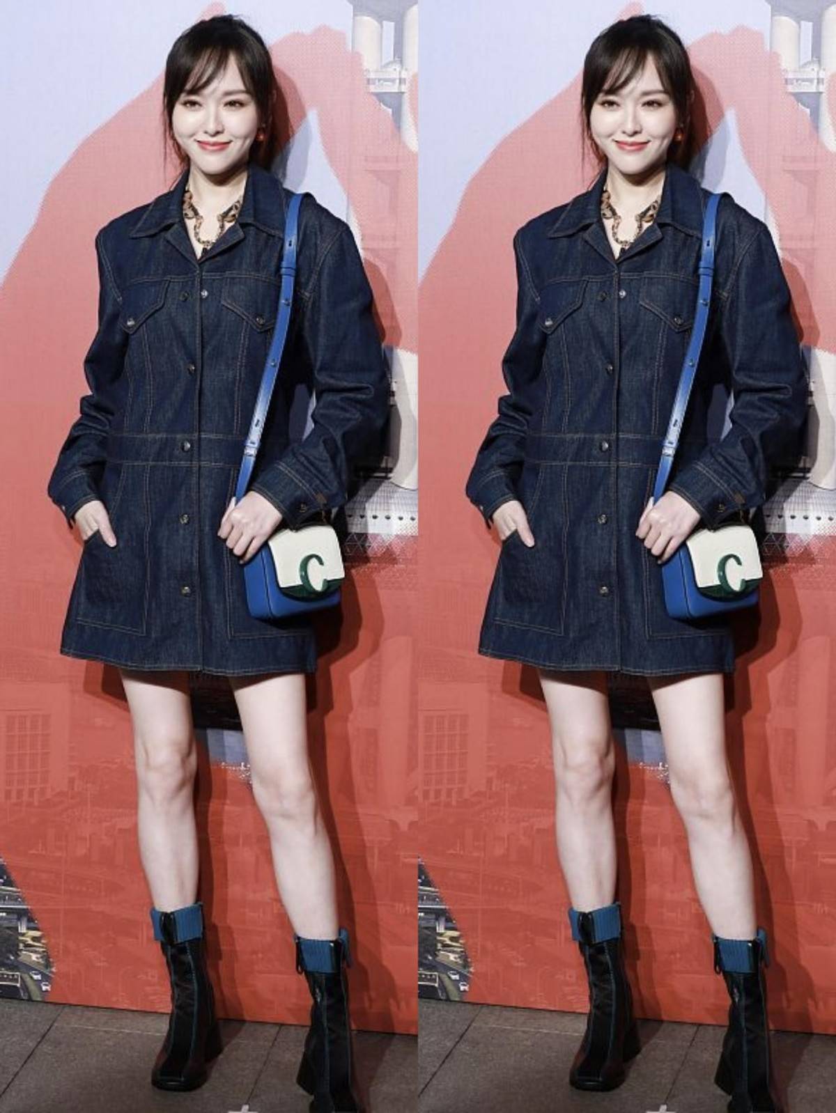 服装 唐嫣穿着真低调，纯黑色的造型感觉很素淡，但也没被迪丽热巴抢镜