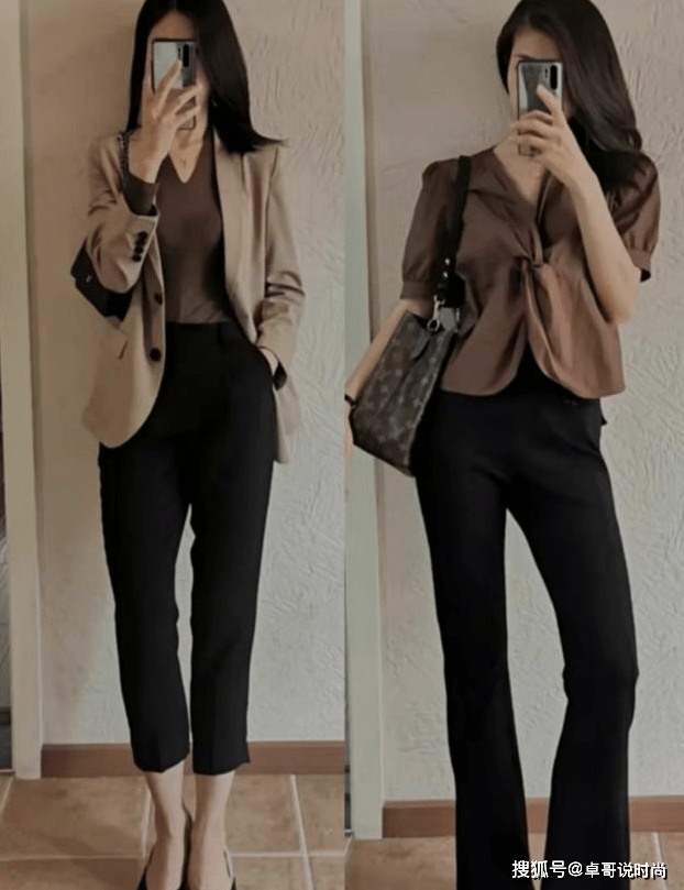 黑色 中年女性穿搭只会黑白配？试试“大地色”搭配，高级又耐看