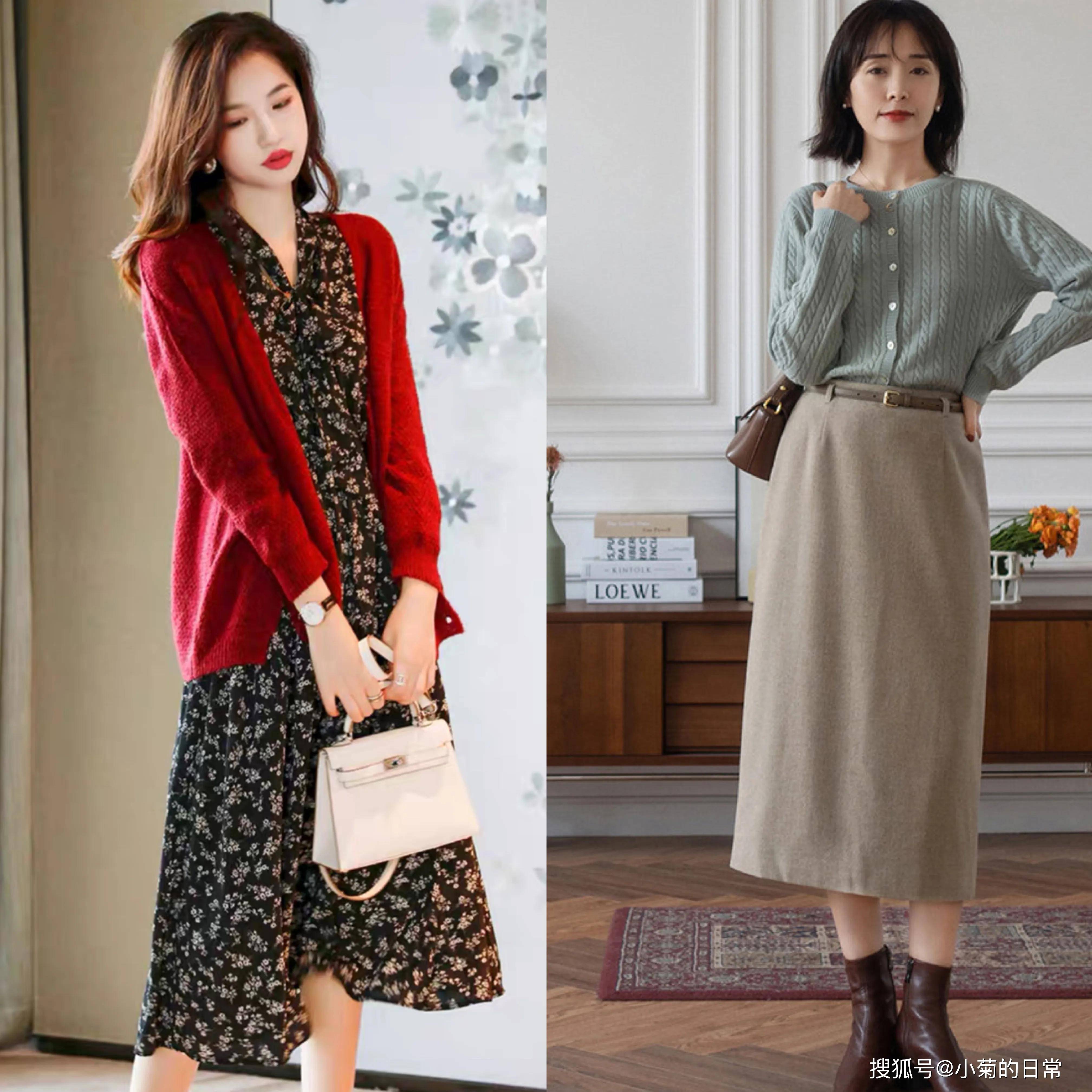 姐妹 寒露后天更凉，建议70后女人就穿这几套，保暖舒适年轻就像20几岁