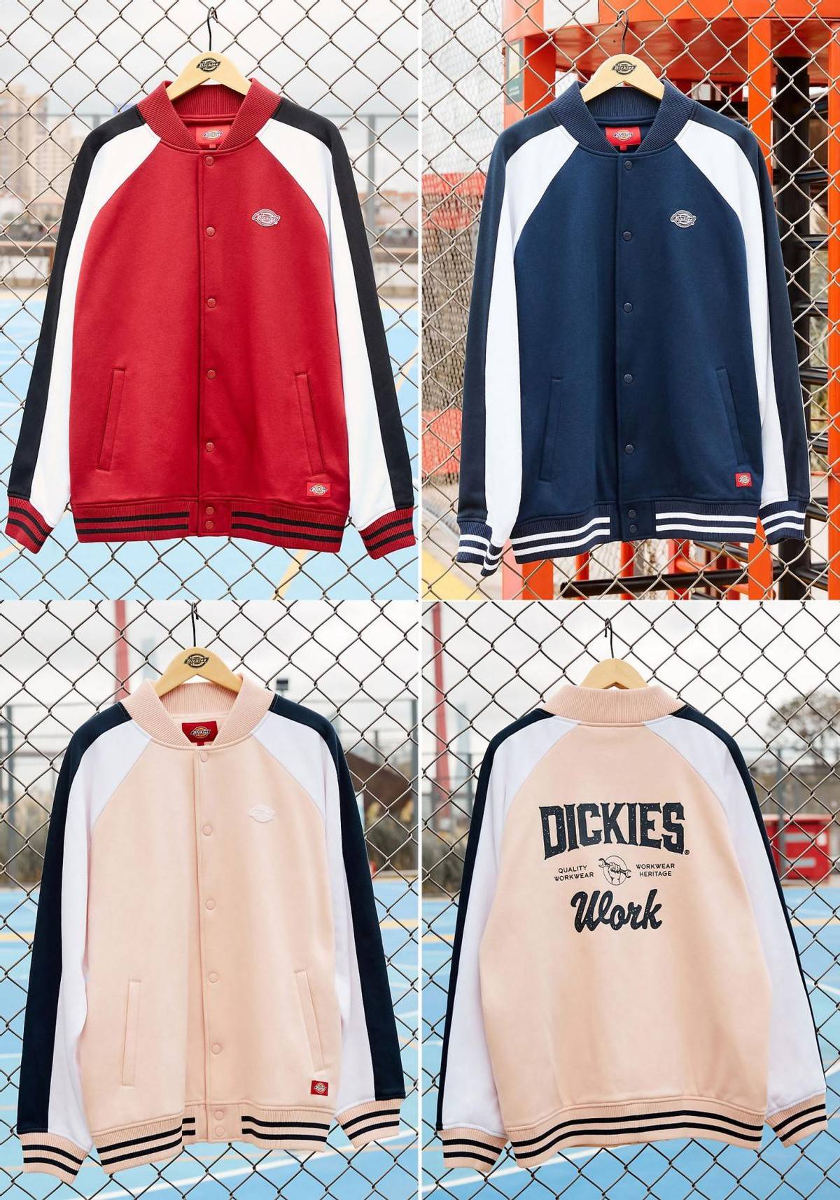 Dickies Dickies棒球服，秋季学院风外套，展现青春活力的魅力