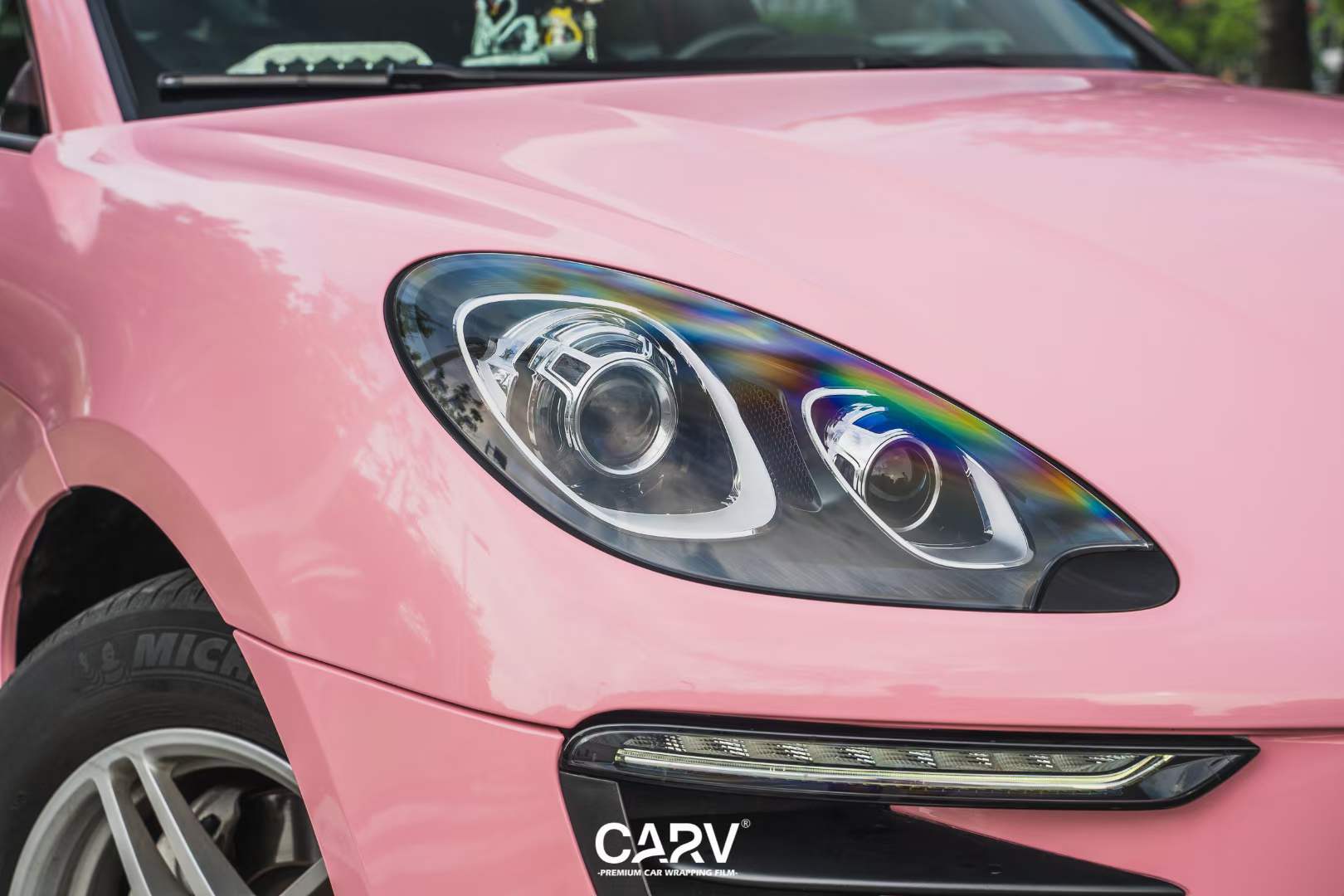 保时捷玛卡全车卡孚carv水晶胭脂粉