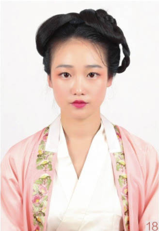 假发汉服党必备！宋风侧编发盘发造型图解