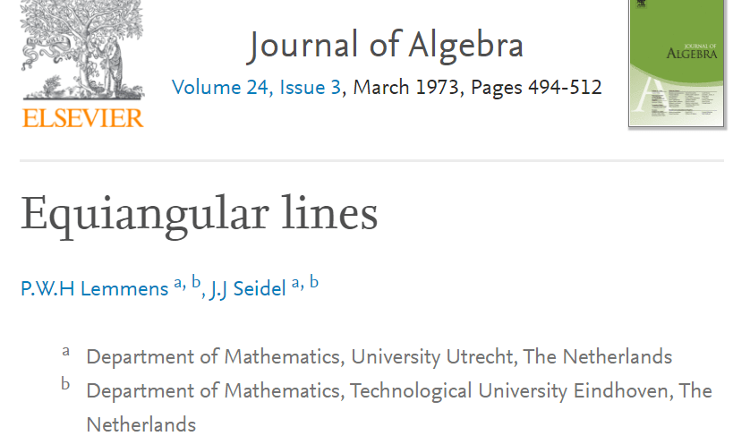 高维等角线并非无限:MIT华人团队用谱图理论解决持续70年的难题