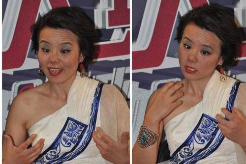 老公 龚琳娜与国外老公亮相，她的眼妆很有特色，46岁了还活得像少女