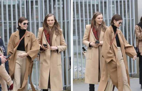 大头 妙啊！厚外套＋阔腿裤＝今冬超流行搭配！真的好看炸了！