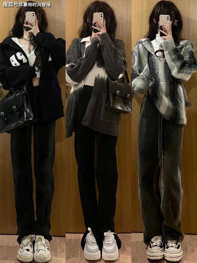 毛衣 降温穿搭｜不露腿神裤！棉服羊羔毛