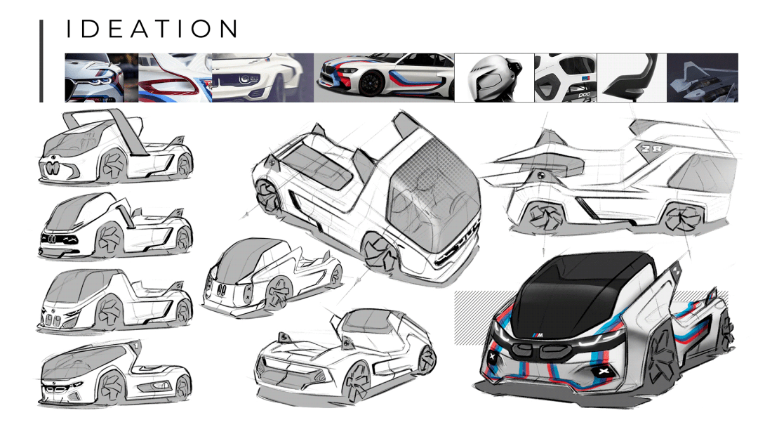 Junu别出心裁！全新宝马2系官方草图/Behance最新作品集分享（海耀设计分享）