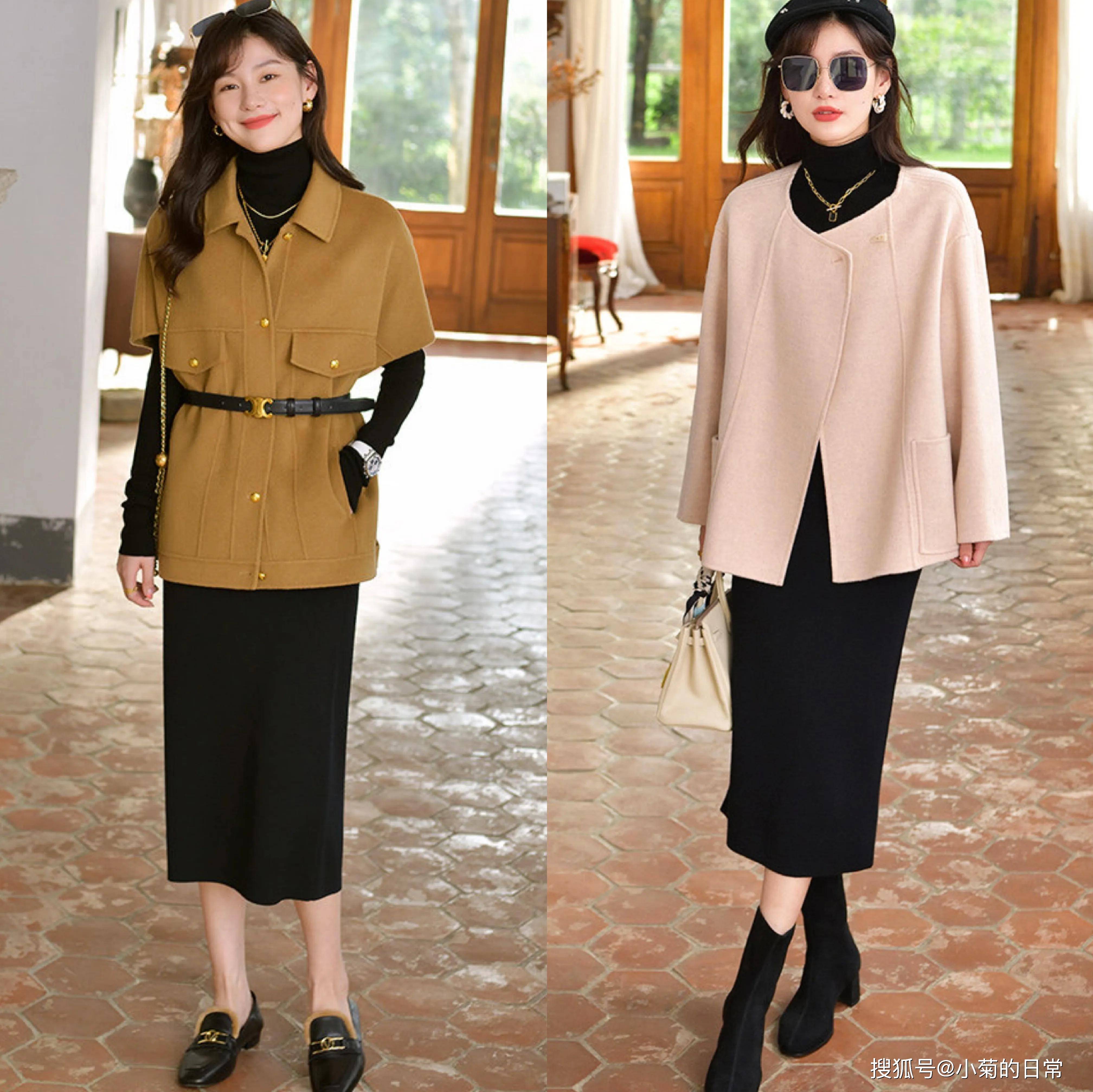 黑色 70女人太会穿,不爱大牌偏爱这几套,清新减龄,也太美太高级了吧