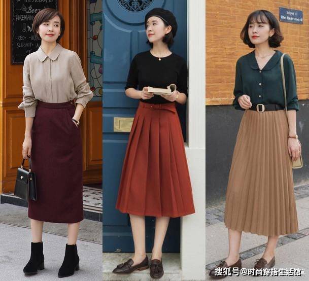 毛衣 秋天的裙子别乱穿，备上这4条“经典款”，搭毛衣、衬衫都好看