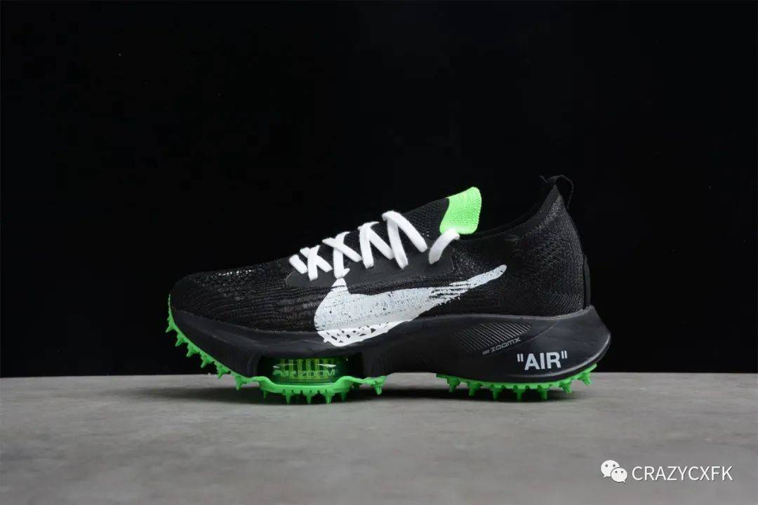 马拉松 耐克 Nike Air Zoom Tempo NEXT% 联名 Off White 马拉松透气编织面跑鞋