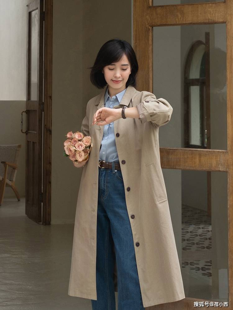 腰带 这样穿风衣，连前男友都直夸你漂亮！