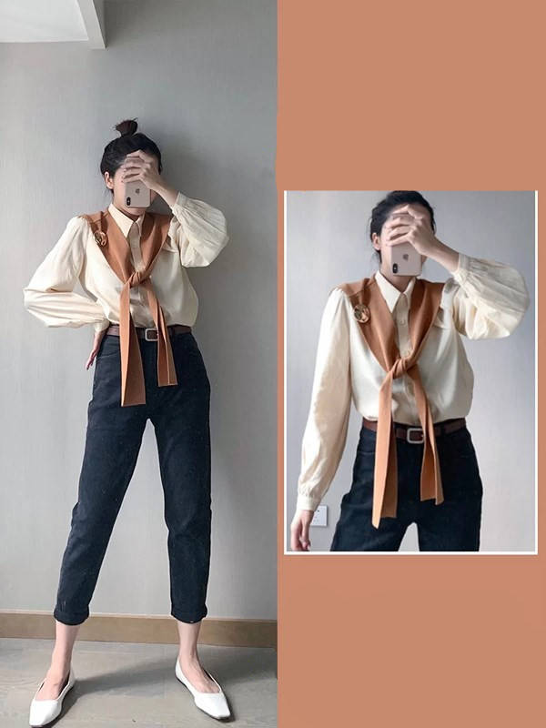 披肩 秋季叠穿指南，告别臃肿，显瘦之余又美又时尚