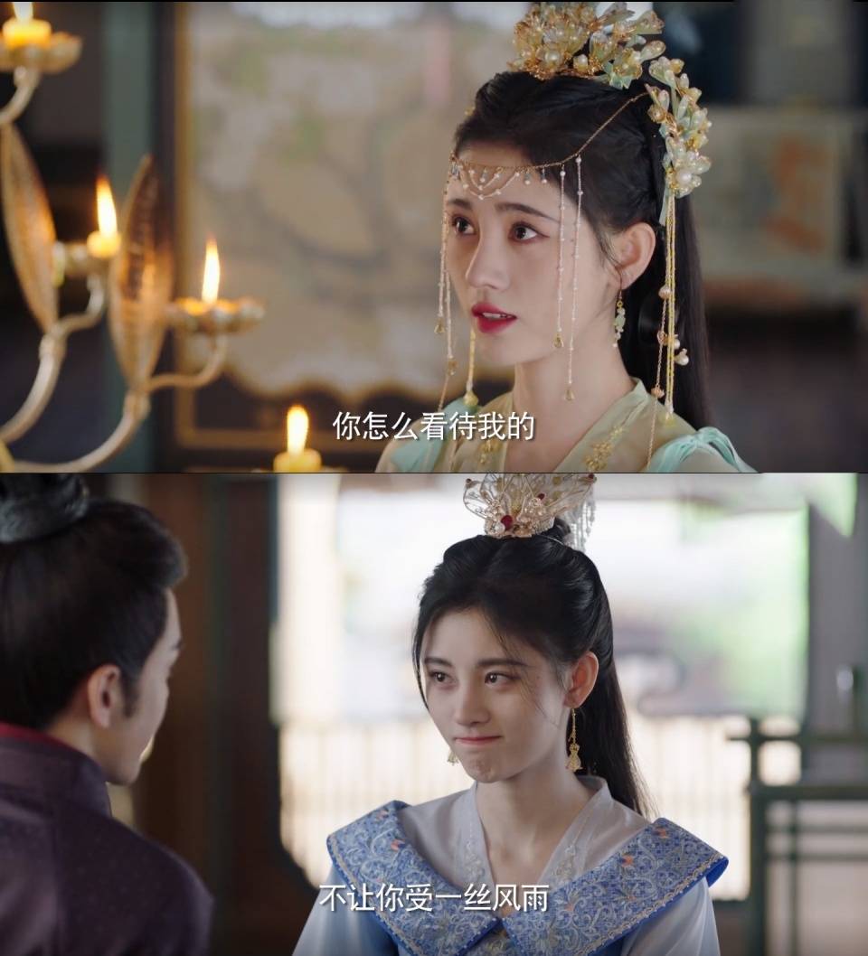 额饰 从妆容半永久到塑料额饰半永久，鞠婧祎这部戏是历史最差吧？