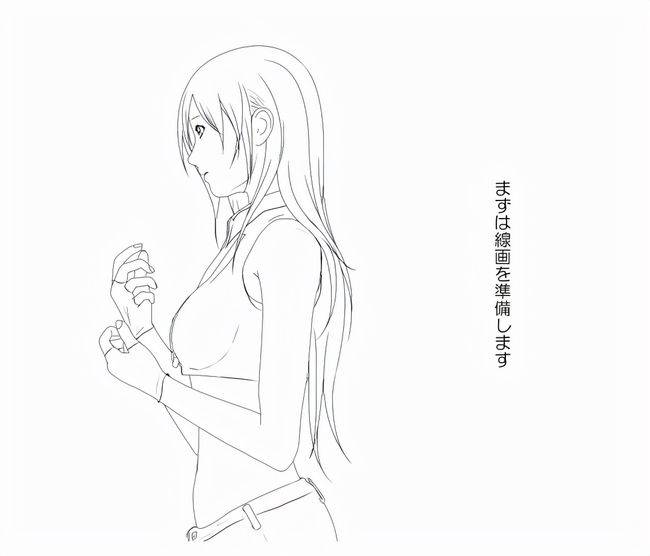 范围板绘头发渐变色怎么画？教你简单的头发渐变色画法！底色灵猫_网易订阅