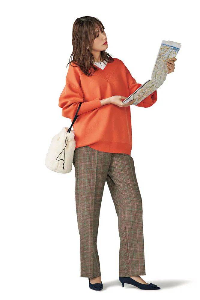 才是秋 毛衣+阔腿裤，才是秋冬最慵懒时髦的打开方式！