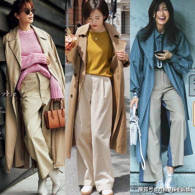颜色 降温后不管穿裙子还是裤子,建议穿这几款“外套”,时髦又保暖