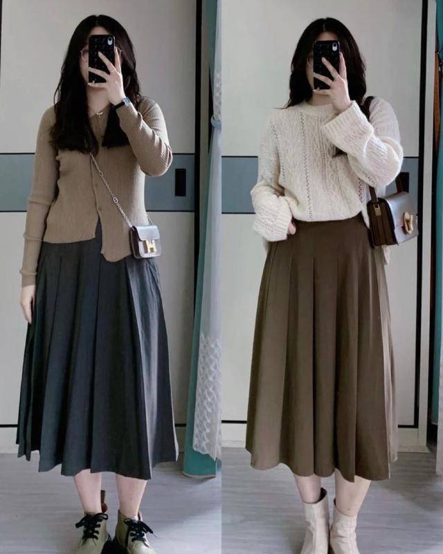 面料 微胖女生不用愁，秋季搭配中掌握这3个搭配要点，显高又显瘦