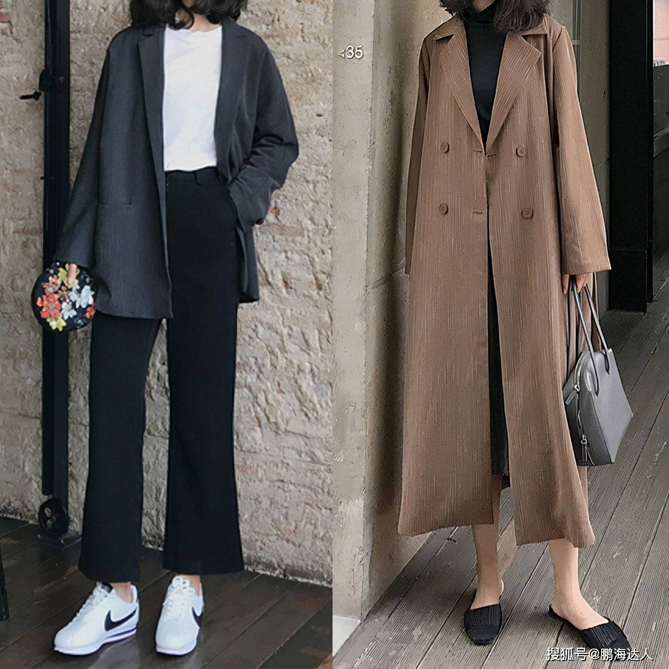 黑色 简单干净的纯色系穿搭,简约又不失高级感,让你看起来就很“贵”