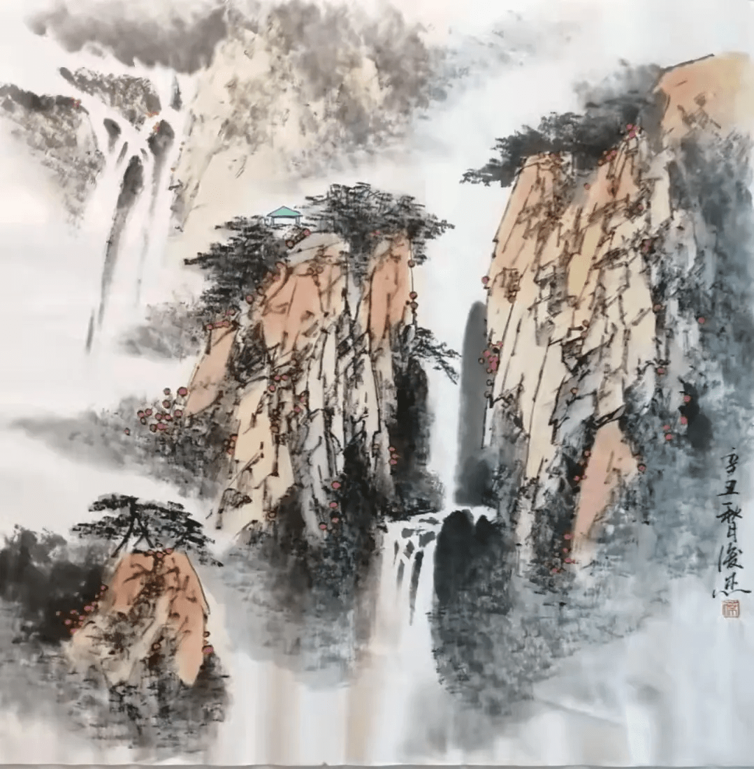 展讯「甘竹轩」笔酣墨饱 山水清韵——当代书画名家李俊杰个人展会