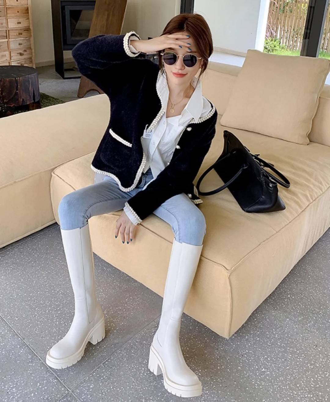 圆头 为什么你穿高筒靴这么难看？繁杂的高筒鞋靴怎么选？这几点请牢记