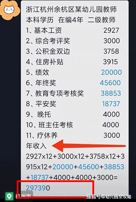 余杭区|杭州一幼师年薪30万，家长：咋还那么多老师叫穷！又来以偏概全？