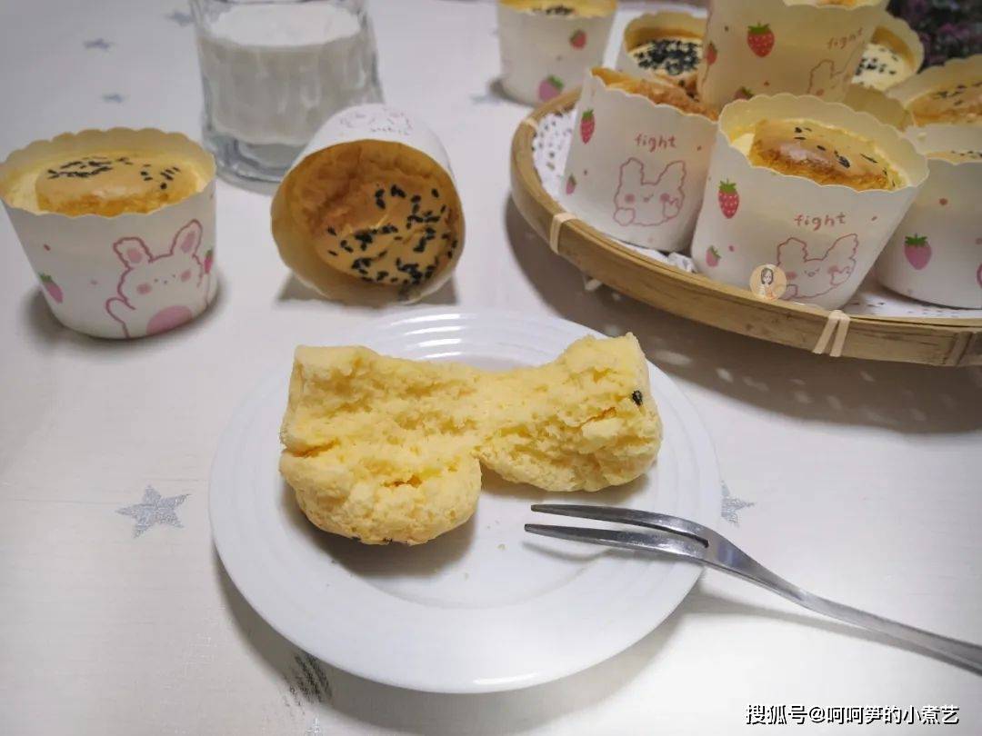 過程|秋冬時節這樣吃糯米，把它做成小蛋糕，細膩柔軟，好吃易消化
