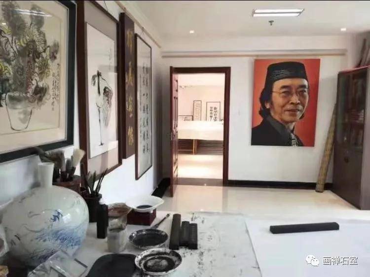 (重庆清真寺——武辉夏书画工作室)(重庆文史馆馆员,著名画家武辉夏在