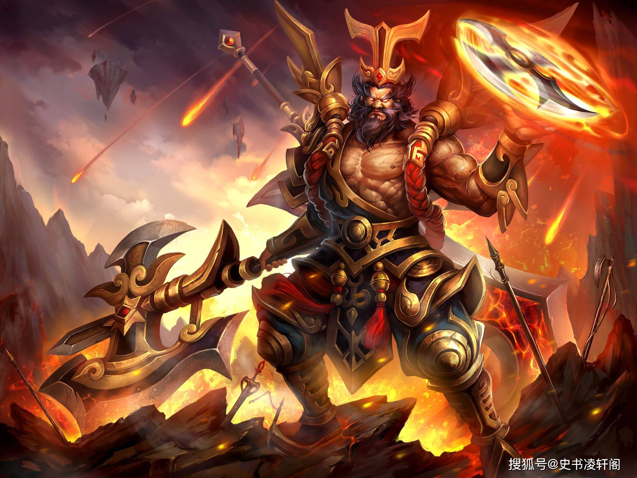 1,盘古——创世神盘古大神,是上古十大正神之首.