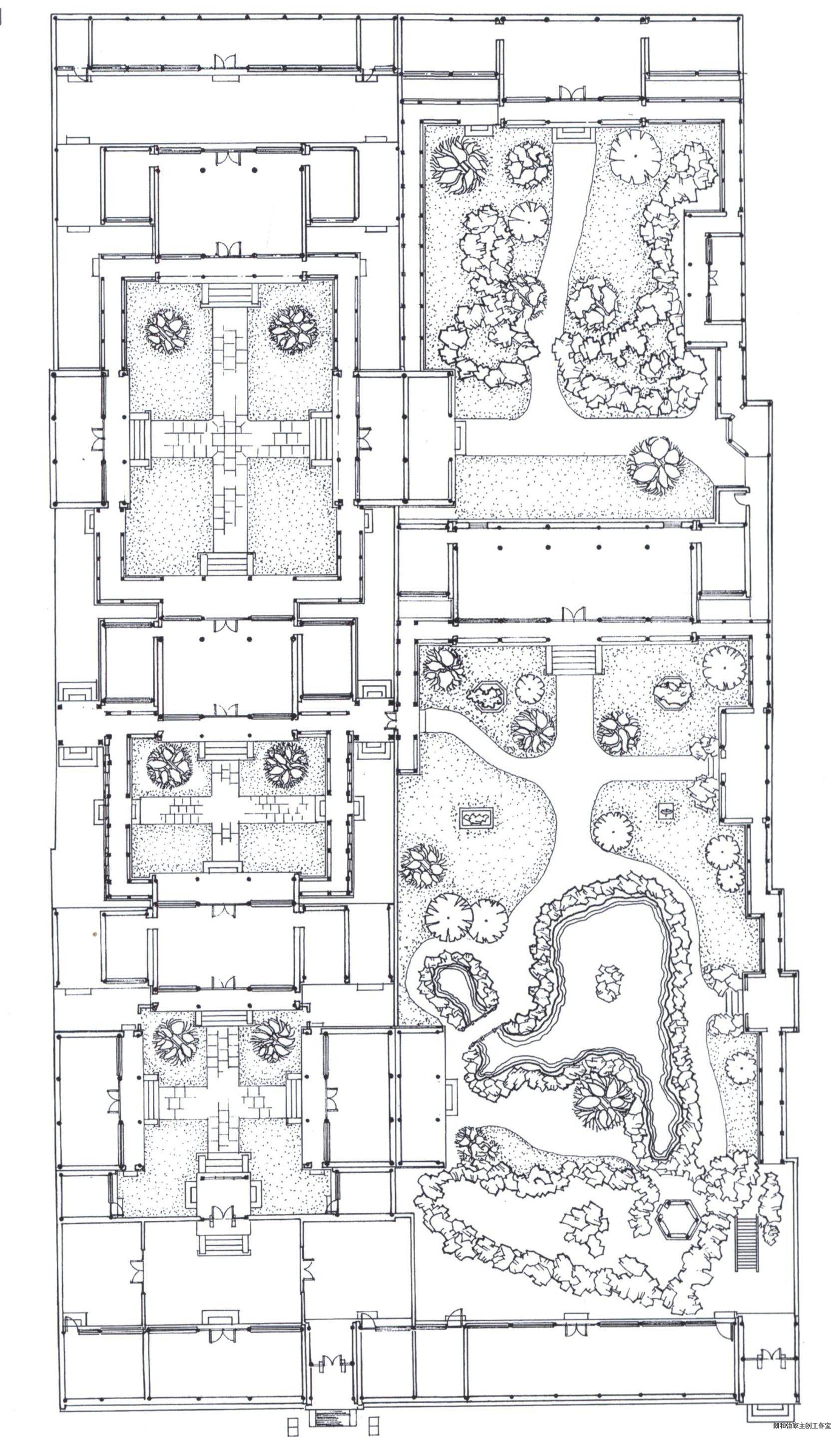 建福宫花园平面图片