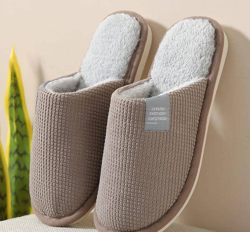 毛绒棉 踩进云朵般的毛绒棉拖鞋，一双不到20元！