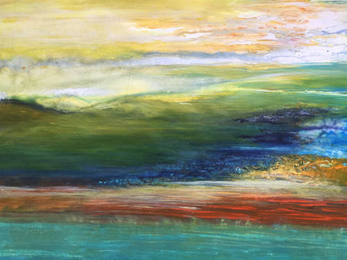 大自然衍生之美——龚相尹抽象画作品展_cm