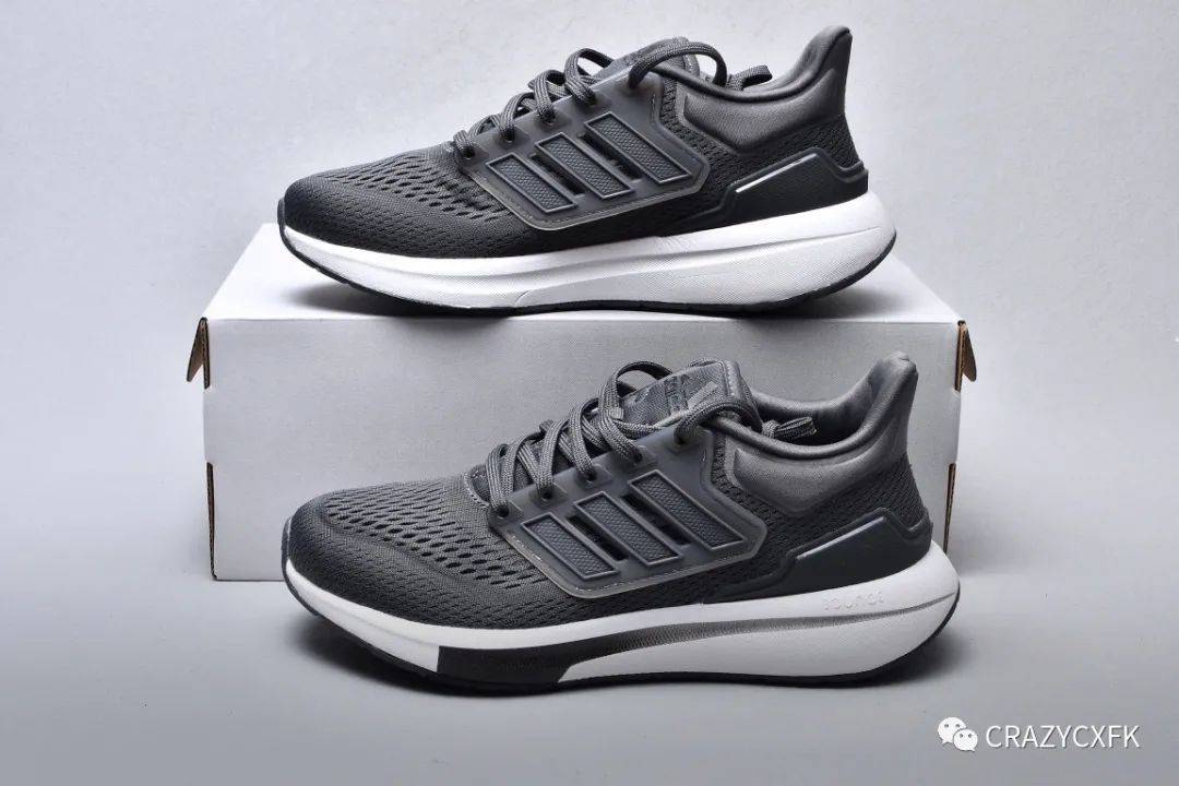 GeoFit Adidas EQ21 RUN BOUNCE 阿迪达斯运动跑步鞋