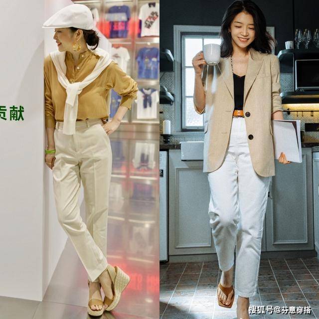 大地 三木博主的“白色+大地色系”穿搭真高级，气质端庄，女人味十足