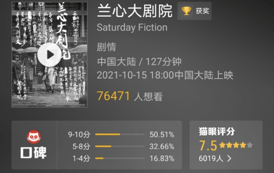 于谨|巩俐的《兰心大剧院》，好又不好