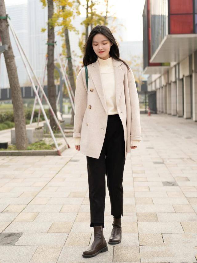 条纹 10度到18度穿什么衣服?几组好看的搭配,你也可以来试试