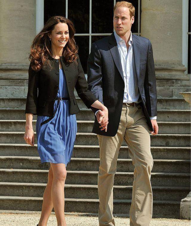 曲线 凯特冬季穿大衣还要光腿，气质复古优雅，生完娃也不怕冻