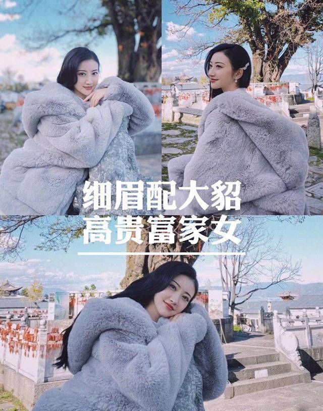 长发不得不说，是眉毛点亮了她的美貌！