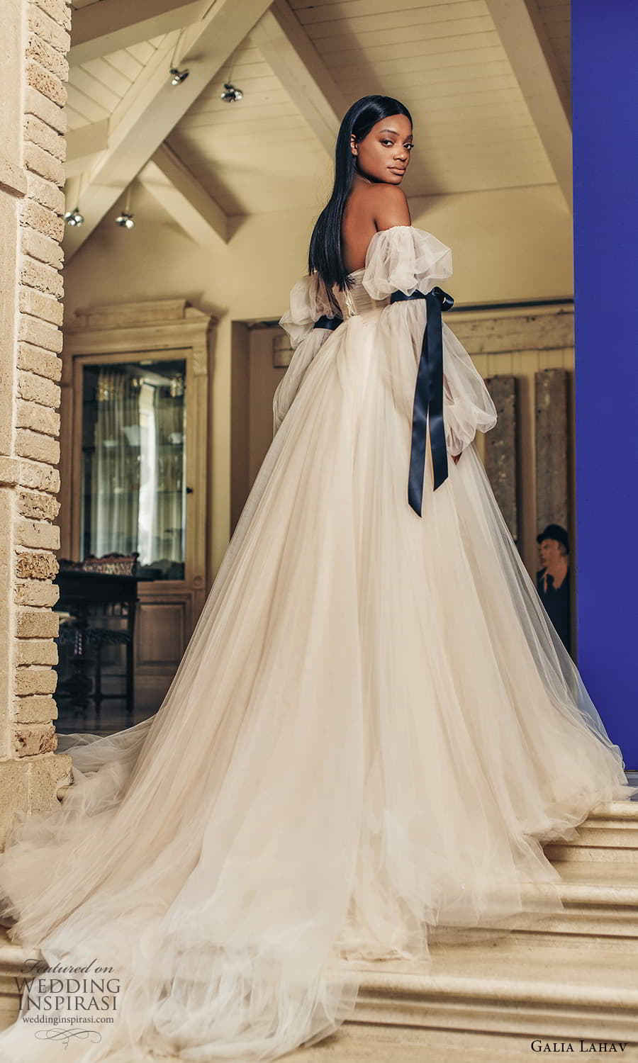 原创galialahav2022telenovela秋冬婚纱系列眼花缭乱的浪漫嫁衣