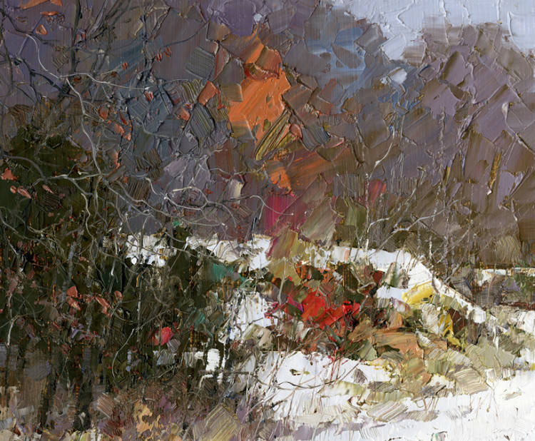 油画刀法的魅力华裔画家姜小松作品欣赏