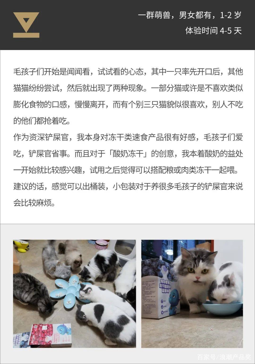 品牌|浪潮产品奖：养了个毛孩—跨界冻干，让宠物零食多一点亲密属性