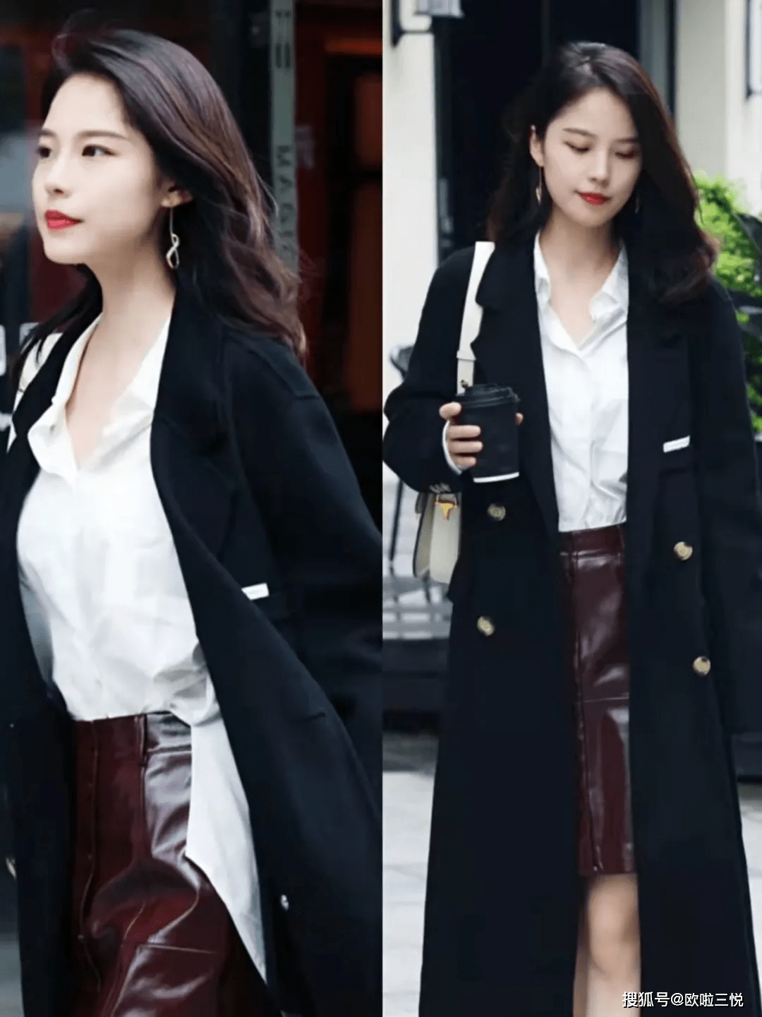 黑色 黑色大衣 搭配 ，让你美得优雅又体面