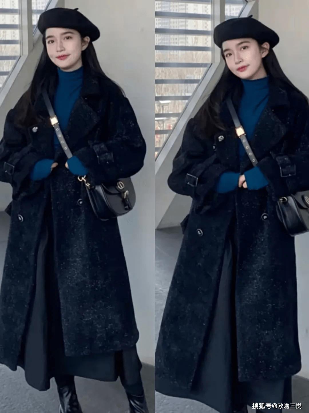 黑色 黑色大衣 搭配 ，让你美得优雅又体面