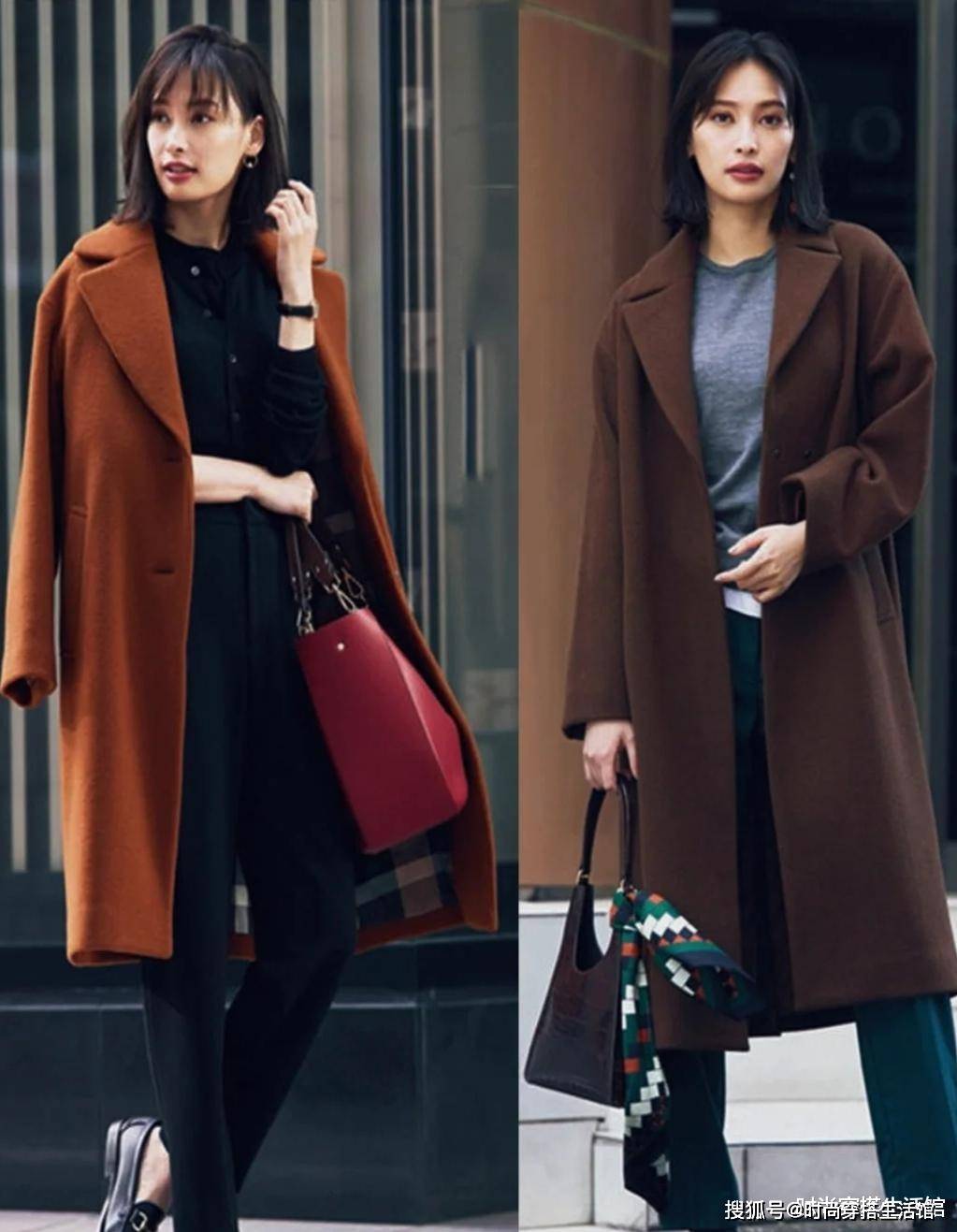大衣 深秋了大衣怎么穿才好看？这4个搭配思路，穿出优雅与女人味