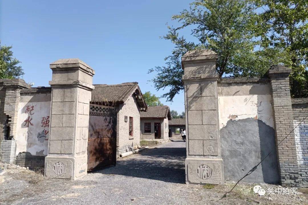 原创大荔县义井村参观洛惠渠分水闸和藏银楼